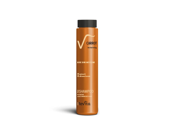 <strong><em>More shine and volume.</em></strong><br >Shine boosting, volumising and detangling shampoo. Formulated with carotene, renowned for its revitalising and antioxidant properties, the product is particularly suited to fragile hair. Keeps hair soft, hydrated and silky.<br>
Silicones and amines-free.