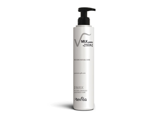 <strong><em>Returns natural shine.</em></strong><br>Regenerative and detangling mask with Milk Proteins for dry and frizzy hair and hair weakened by frequent technical treatments.
Due to their similarity to the hair structure, milk proteins are naturally absorbed and create a non-occlusive film to restore softness and shine.